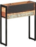 vidaXL Плантер 60x20x68 см регенерирано дърво масив
