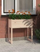 vidaXL Плантер 78x40x81 см борово дърво масив