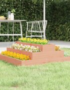 vidaXL Плантер 80x80x27 см масивна дугласка дървесина