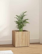 vidaXL Плантерна кутия дъб сонома 40x40x40 см инженерно дърво