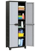 vidaXL Пластмасов шкаф 65x45x181 см