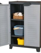 vidaXL Пластмасов шкаф 65x45x97 см