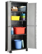 vidaXL Пластмасов шкаф 68x39x1715 см