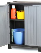 vidaXL Пластмасов шкаф 68x39x92 см