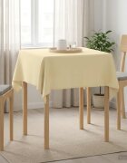 vidaXL Плат за маса 5 бр. Квадратна Кремавобяло 90 x 90 cm Полиестер