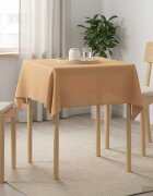 vidaXL Плат за маса Квадратна Бежово 90 x 90 cm Полиестер