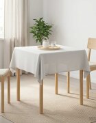 vidaXL Плат за маса Квадратна Бяло 90 x 90 cm