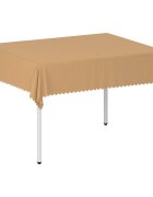 vidaXL Плат за маса Правоъгълна Бежово 110 x 140 см