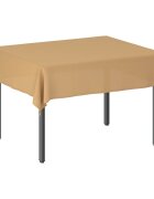 vidaXL Плат за маса Правоъгълна Бежово 140 x 160 cm Полиестер
