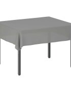 vidaXL Плат за маса Правоъгълна Светлосиво 140 x 160 cm Полиестер
