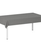 vidaXL Плат за маса Правоъгълна Светлосиво 140 x 260 cm
