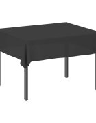 vidaXL Плат за маса Правоъгълна Тъмносиво 140 x 160 cm Полиестер