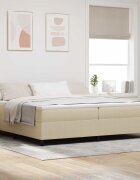 vidaXL Платформено легло Сивозелен 200 x 200 cm Кордюрова тъкан