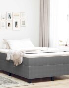 vidaXL Платформено легло Светлосиво 120 x 190 cm Кордюрова тъкан
