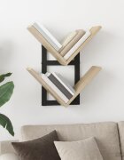vidaXL Плаваща стена Дъб сонома 43 x 15 x 47 см Инженерна дървесина