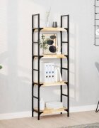 vidaXL Плаващи рафтове 4 бр. 40x20x4 см необработена масивна дървесина акация