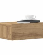 vidaXL Плаващо нощно шкафче Artisan Oak 40x32x15cm Инженерна дървесина