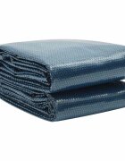 vidaXL Плаващо соларно покривало за басейн PE 260x160 см черно и синьо