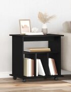 vidaXL Плъзгащ кабинет 60 x 45 x 55 см Инженерна дървесина Черния дъб