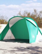vidaXL Плажна палатка 2-местна морскозелено изскачаща водоустойчива