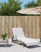vidaXL Плажни кърпи 2 бр бели 75x200 см текстил 400 GSM