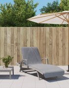 vidaXL Плажни кърпи 2 бр сиви 75x200 см текстил 400 GSM