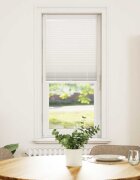 vidaXL Плисирана щора 40x150см бяла