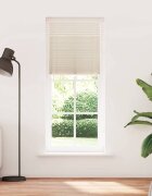 vidaXL Плисирана щора 70 х 200 см цвят крем