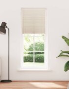 vidaXL Плисирана щора 90 х 200 см цвят крем