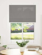 vidaXL Плисирана щора Антрацит 100x100 cm Ширина на плата 994 cm