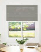 vidaXL Плисирана щора Антрацит 110x100 cm Ширина на плата 1094 cm