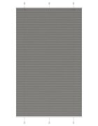 vidaXL Плисирана щора Антрацит 115x200 cm Ширина на плата 1144 cm