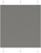 vidaXL Плисирана щора Антрацит 120x150 cm Ширина на плата 1194 cm