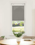vidaXL Плисирана щора Антрацит 40x150 cm Ширина на плата 394 cm