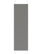 vidaXL Плисирана щора Антрацит 60x200 cm Ширина на плата 594 cm