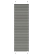 vidaXL Плисирана щора Антрацит 65x200 cm Ширина на плата 644 cm