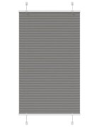 vidaXL Плисирана щора Антрацит 70x150 cm Ширина на плата 694 cm