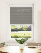 vidaXL Плисирана щора Антрацит 75x100 cm Ширина на плата 744 cm
