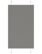 vidaXL Плисирана щора Антрацит 75x150 cm Ширина на плата 744 cm