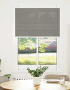 vidaXL Плисирана щора Антрацит 85x100 cm Ширина на плата 844 cm