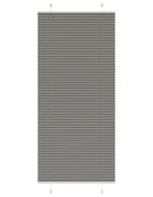 vidaXL Плисирана щора Антрацит 85x200 cm Ширина на плата 844 cm