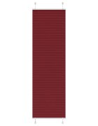 vidaXL Плисирана щора бордо червена 60x200 см ширина на плата 594 см полиестер