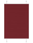 vidaXL Плисирана щора Бордо червено 100x150 cm Ширина на плата 994 cm