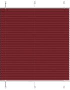 vidaXL Плисирана щора Бордо червено 120x150 cm Ширина на плата 1194cm