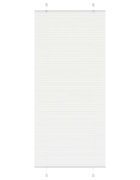 vidaXL Плисирана щора Бяла 90x200 cm Ширина на плата 894 cm Полиестер