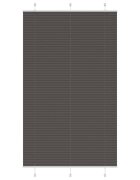 vidaXL Плисирана щора черна 120x200 cm Ширина на плата 1194 cm