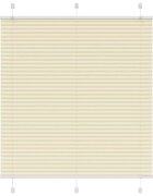 vidaXL Плисирана щора Cream 120x150 cm Ширина на плата 1194 cm