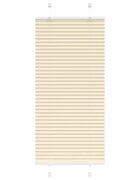 vidaXL Плисирана щора Cream 55x100 cm Ширина на плата 544 cm