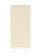vidaXL Плисирана щора Cream 65x100 cm Ширина на плата 644 cm