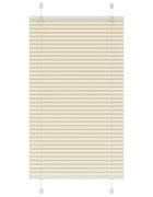 vidaXL Плисирана щора Cream 80x150 cm Ширина на плата 794 cm